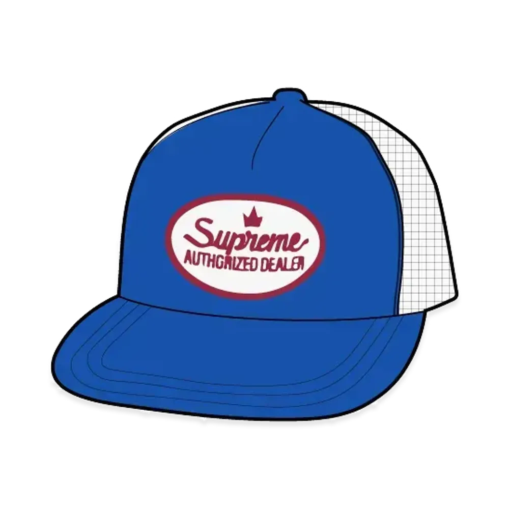 Supreme Authorized Mesh Back 5-Panel "Royal" (25SS)