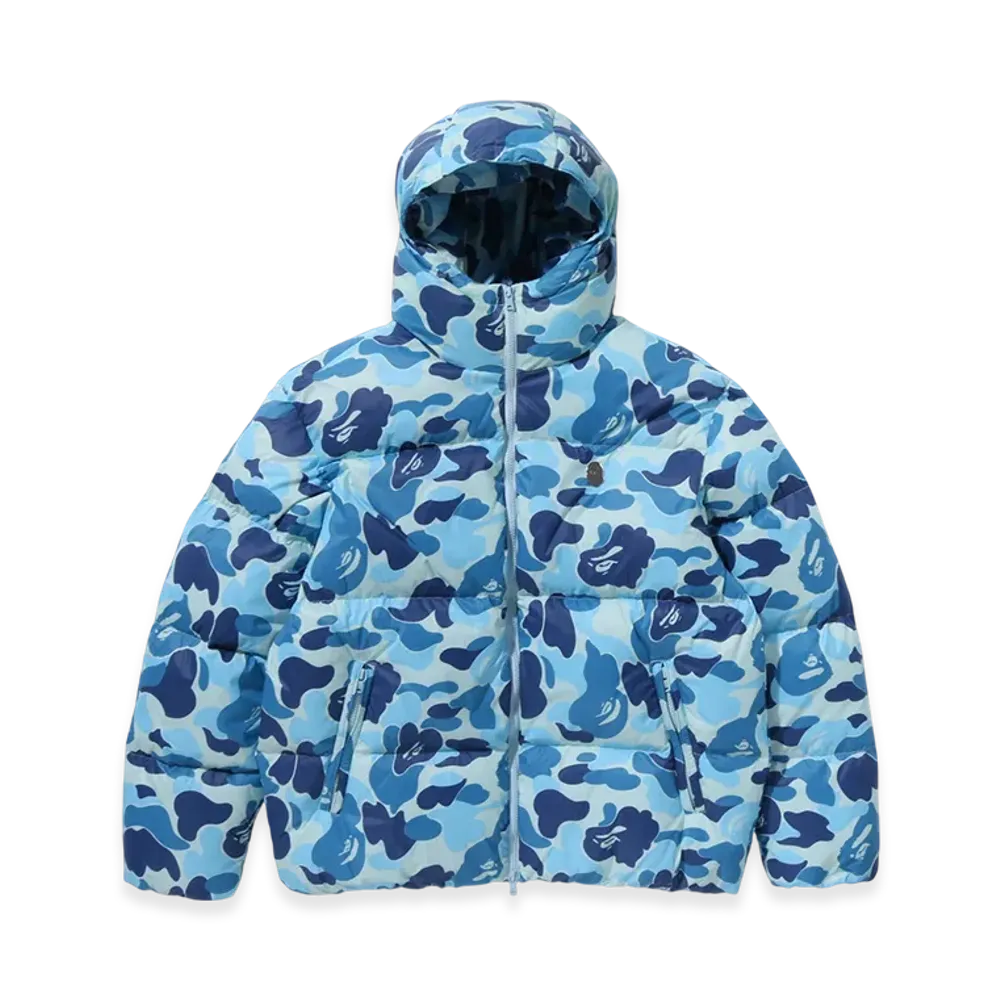 A BATHING APE Down Jacket "Blue"