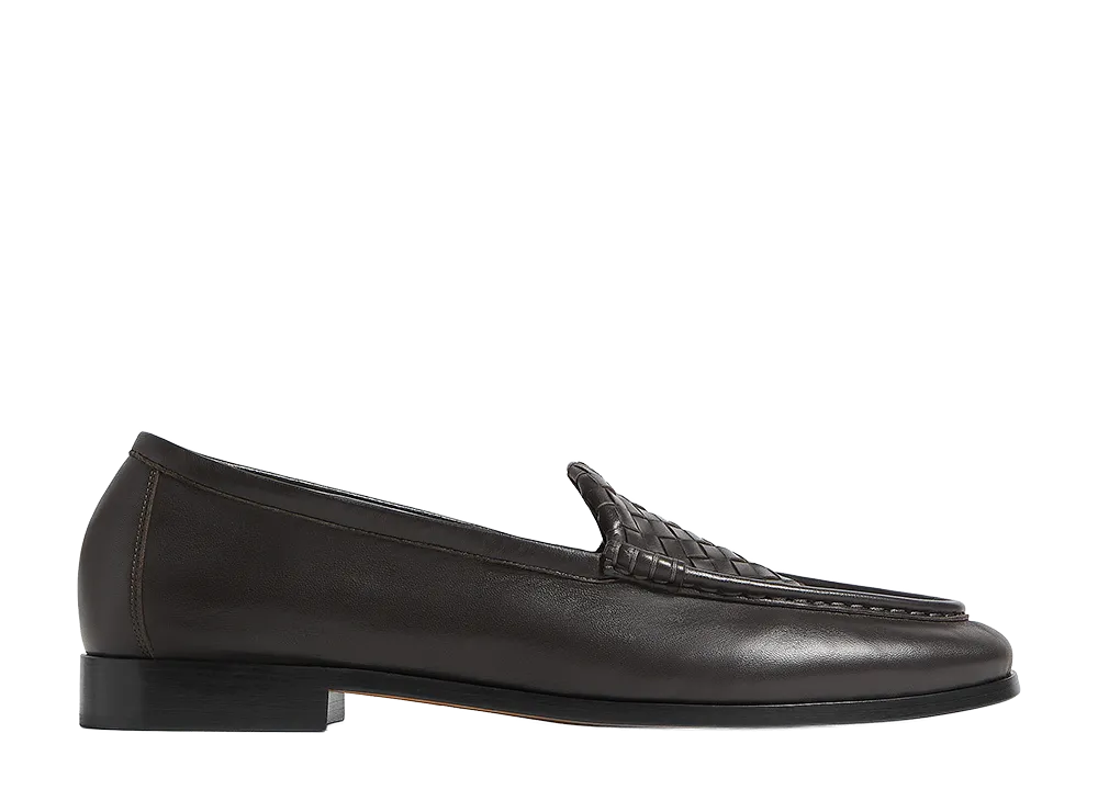 Bottega Veneta Silenzio Loafers "Espresso"