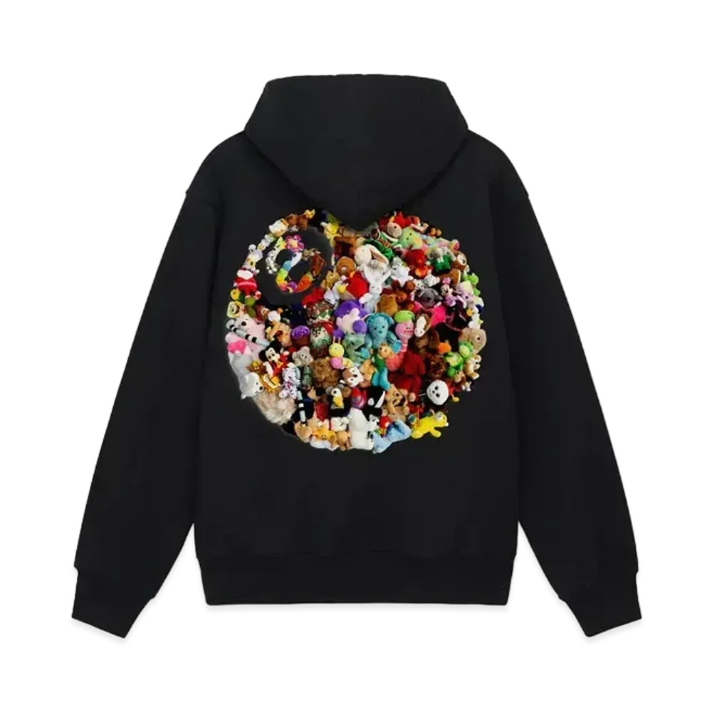 Stussy Plush Hoodie "Black"