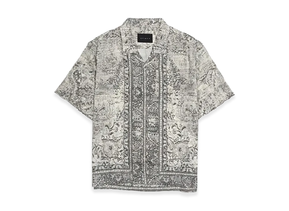 STAMPD Rug Camp Collar V3 Shirt "White/Black"