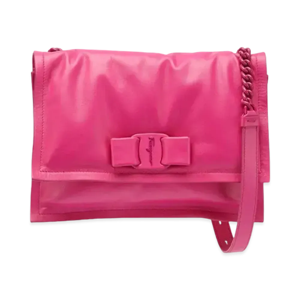 Salvatore Ferragamo Viva Bow Bag "Hot Pink"