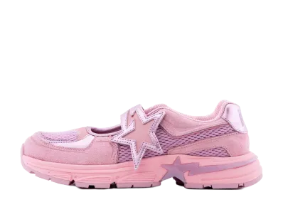A BATHING APE Women's MARY JANE STA #1 "Pink"