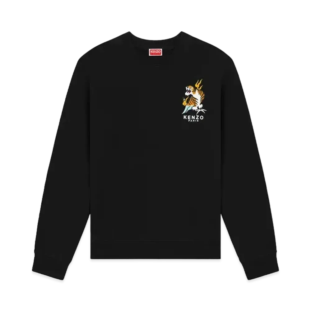 KENZO 'YEAR OF THE DRAGON' Classic Embroidery Sweat "Black"