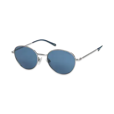 Polo Ralph Lauren Sunglasses Round Metal "Silver"