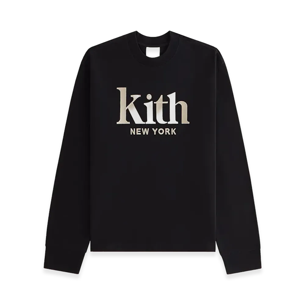Kith Women's Oversized Sonoma New York Long Sleeve "Black"