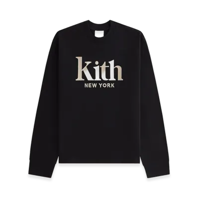 Kith Women's Oversized Sonoma New York Long Sleeve "Black"