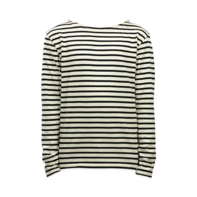Polo Ralph Lauren Denim&Supply Striped Cotton Jersey Pullover "White/Black"