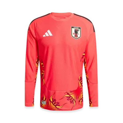 adidas Japan 2026 Home Authentic Goalkeeper Jersey L/S "Semi Lucid Red"