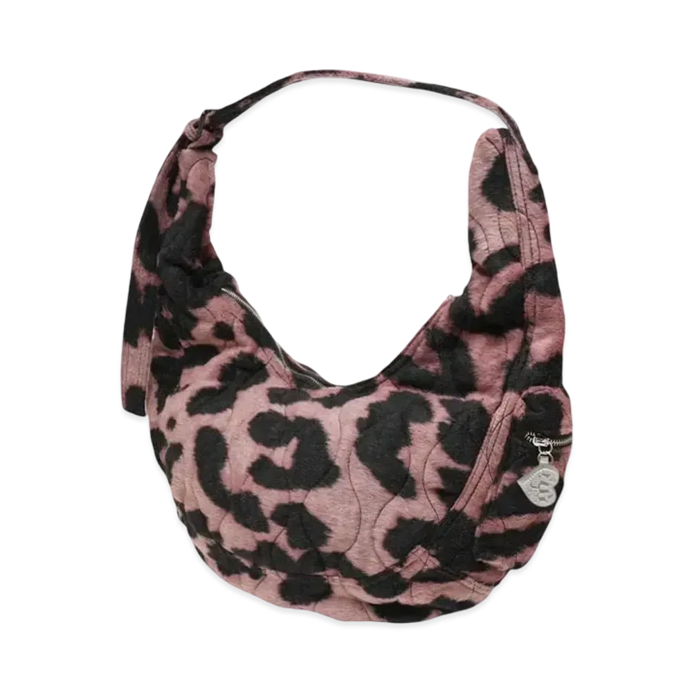 HTH leopard shoulder bag "PINK"