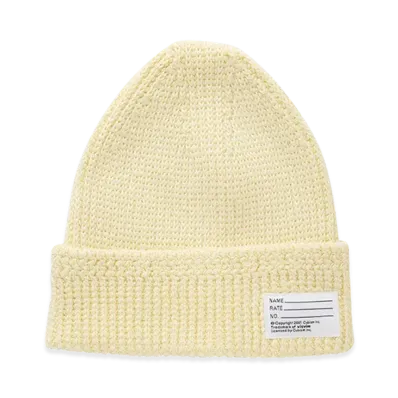 visvim Knit Beanie (Cotton) "Yellow"