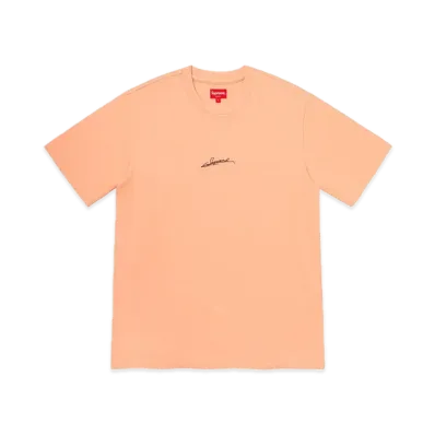 Supreme Signature S/S Top "Peach"