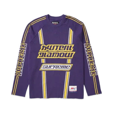 Supreme x HYSTERIC GLAMOUR Mesh L/S Top "Purple"
