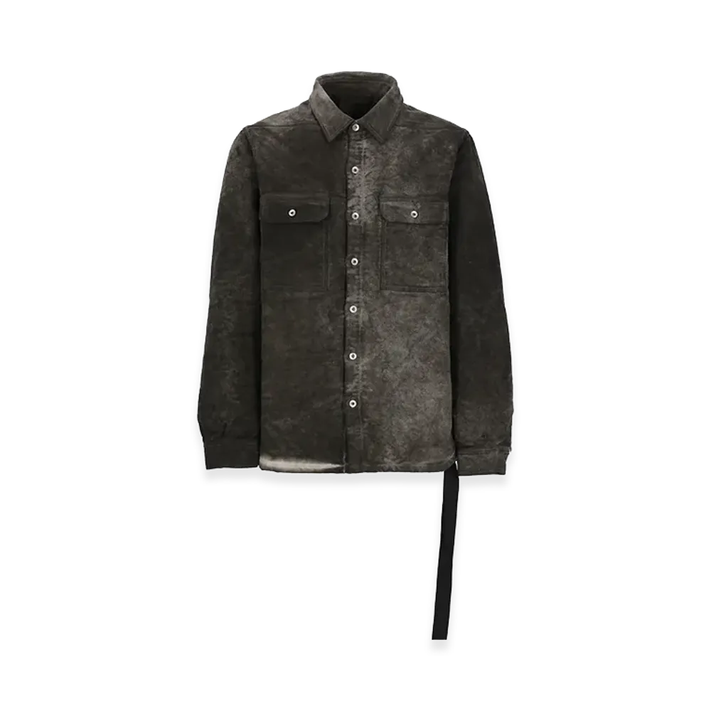 Rick Owens DRKSHDW Black Denim Shirt "Beige"