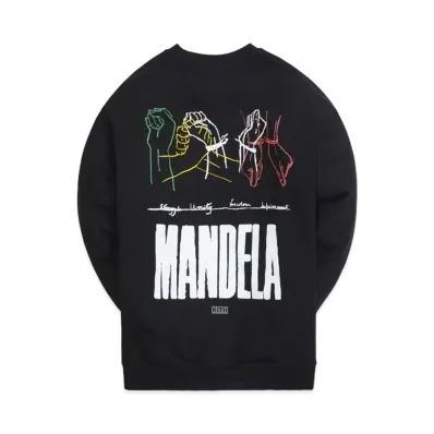 Kith x Mandela Day 2021 Freedom Crewneck "Black"