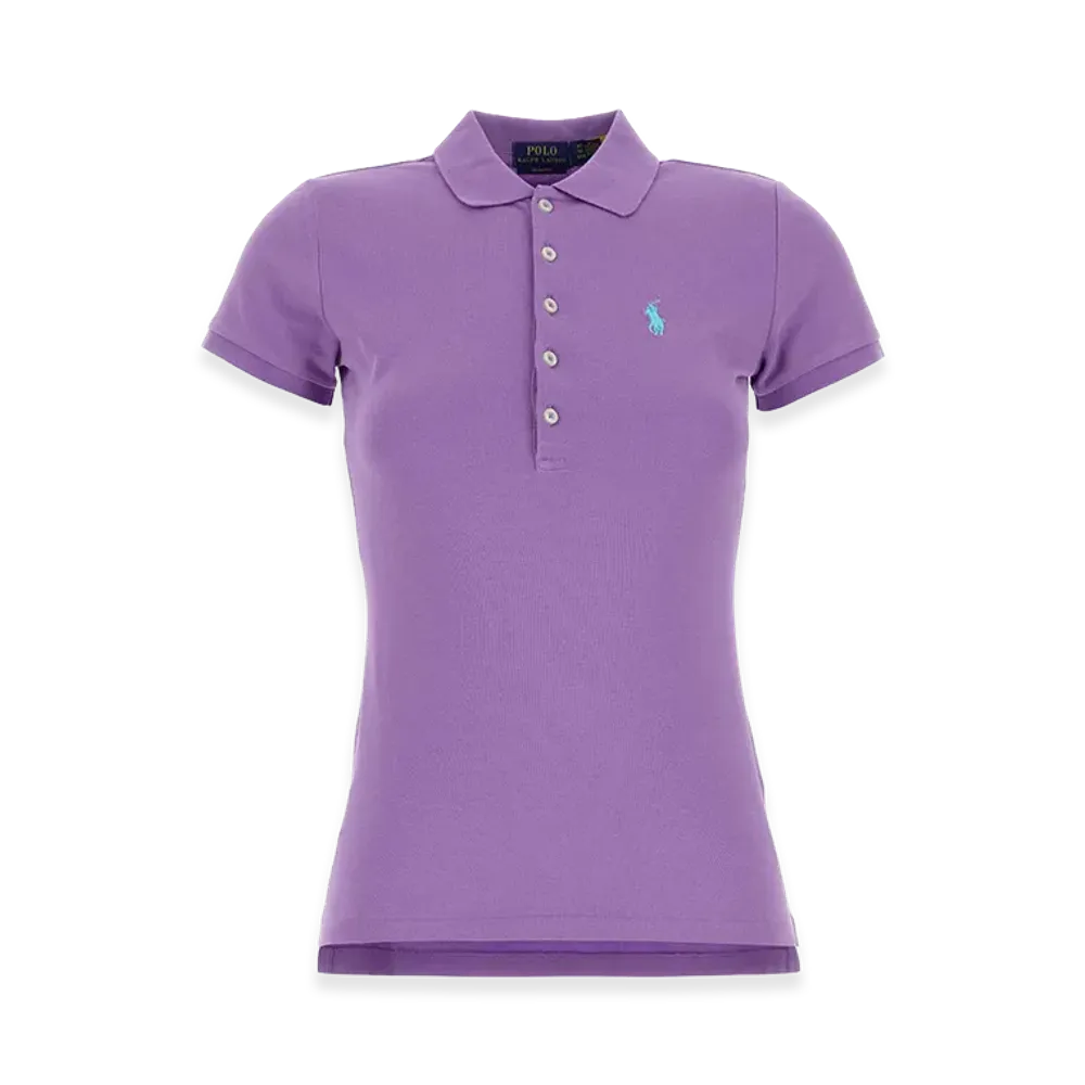 Polo Ralph Lauren Women's Piquet Polo Shirt "Purple"