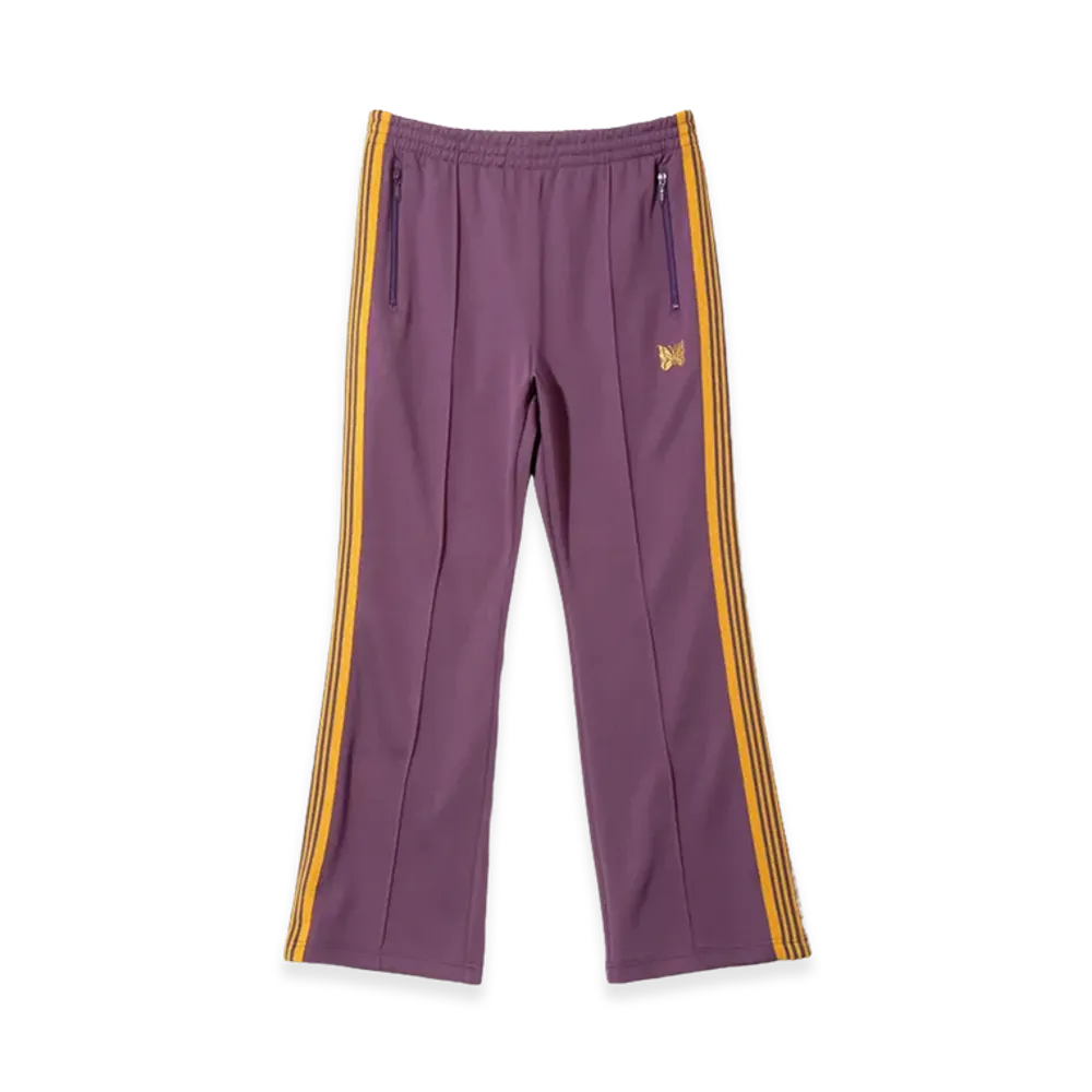 NEEDLES Boot Cut Track Pants Poly Smooth "Purple"