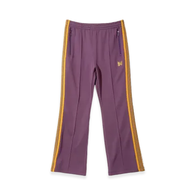 NEEDLES Boot Cut Track Pants Poly Smooth "Purple"