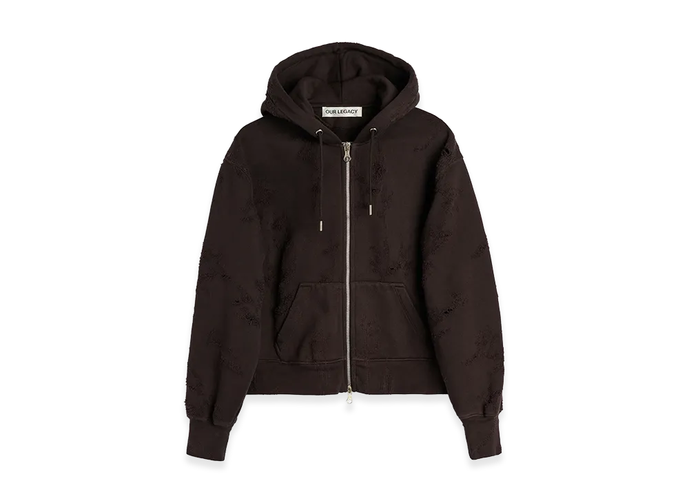 OUR LEGACY Women's Mischief Hood "Burnt Bouquet Star Fleece"