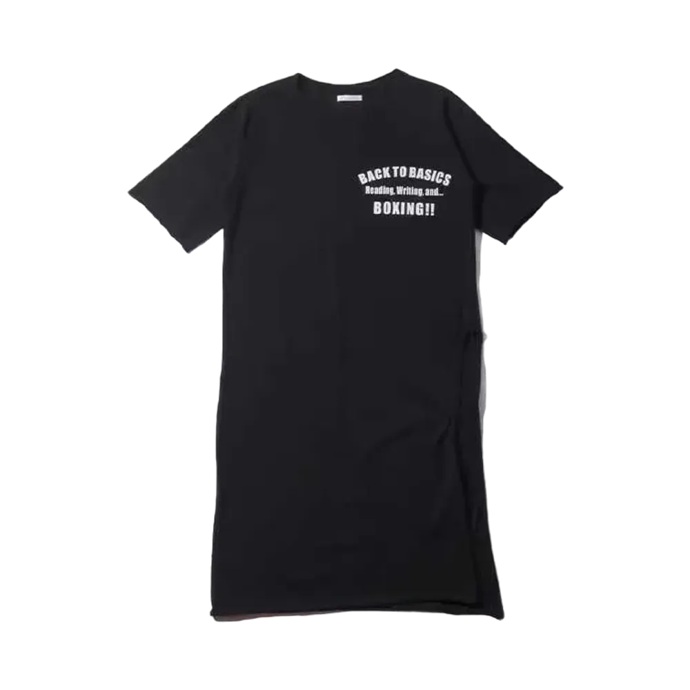 atmos pink T-Shirt Long Dress "Black"