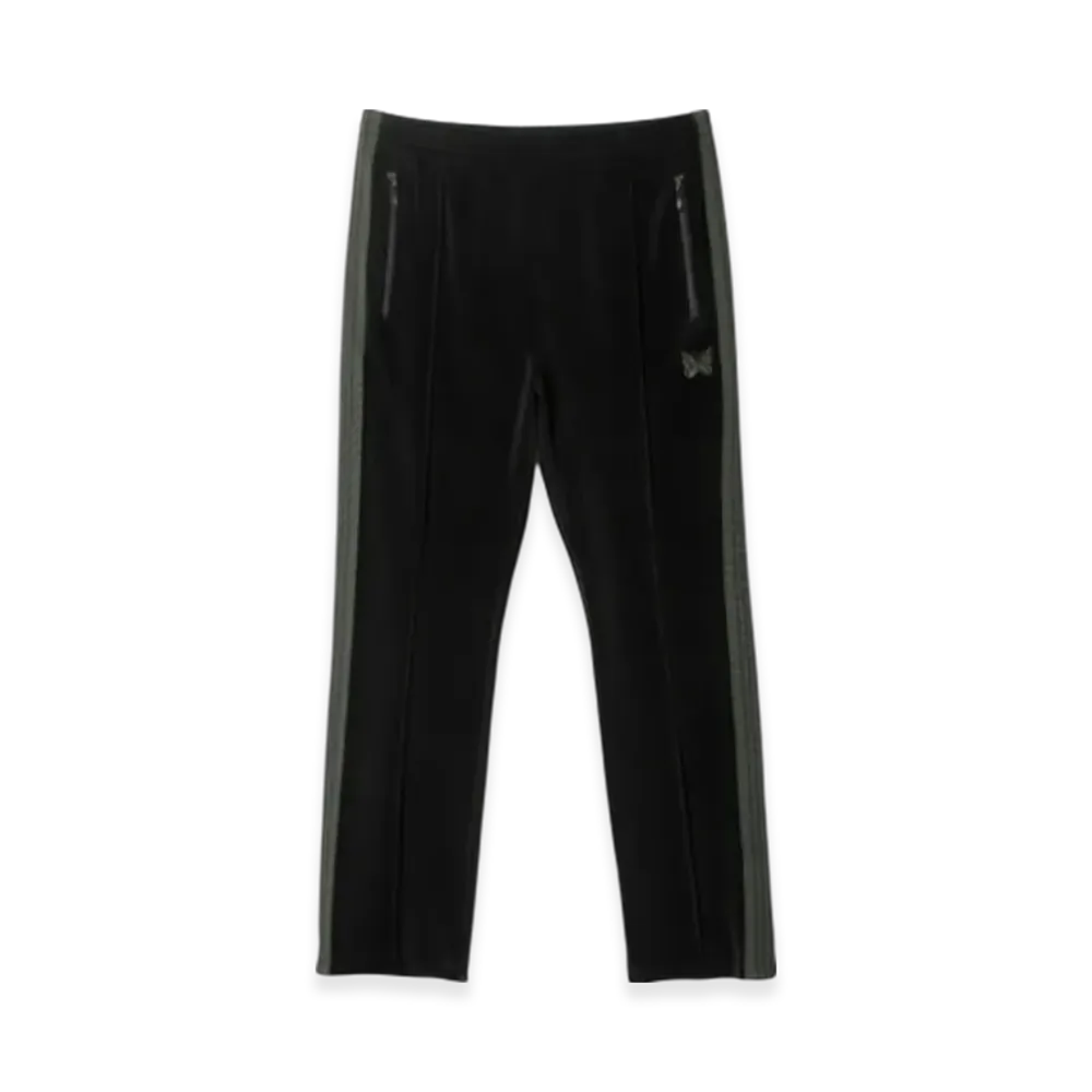 NEEDLES Velour Narrow Track Pants "Black"