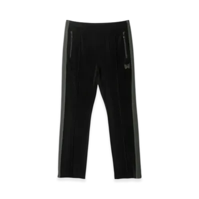 NEEDLES Velour Narrow Track Pants "Black"