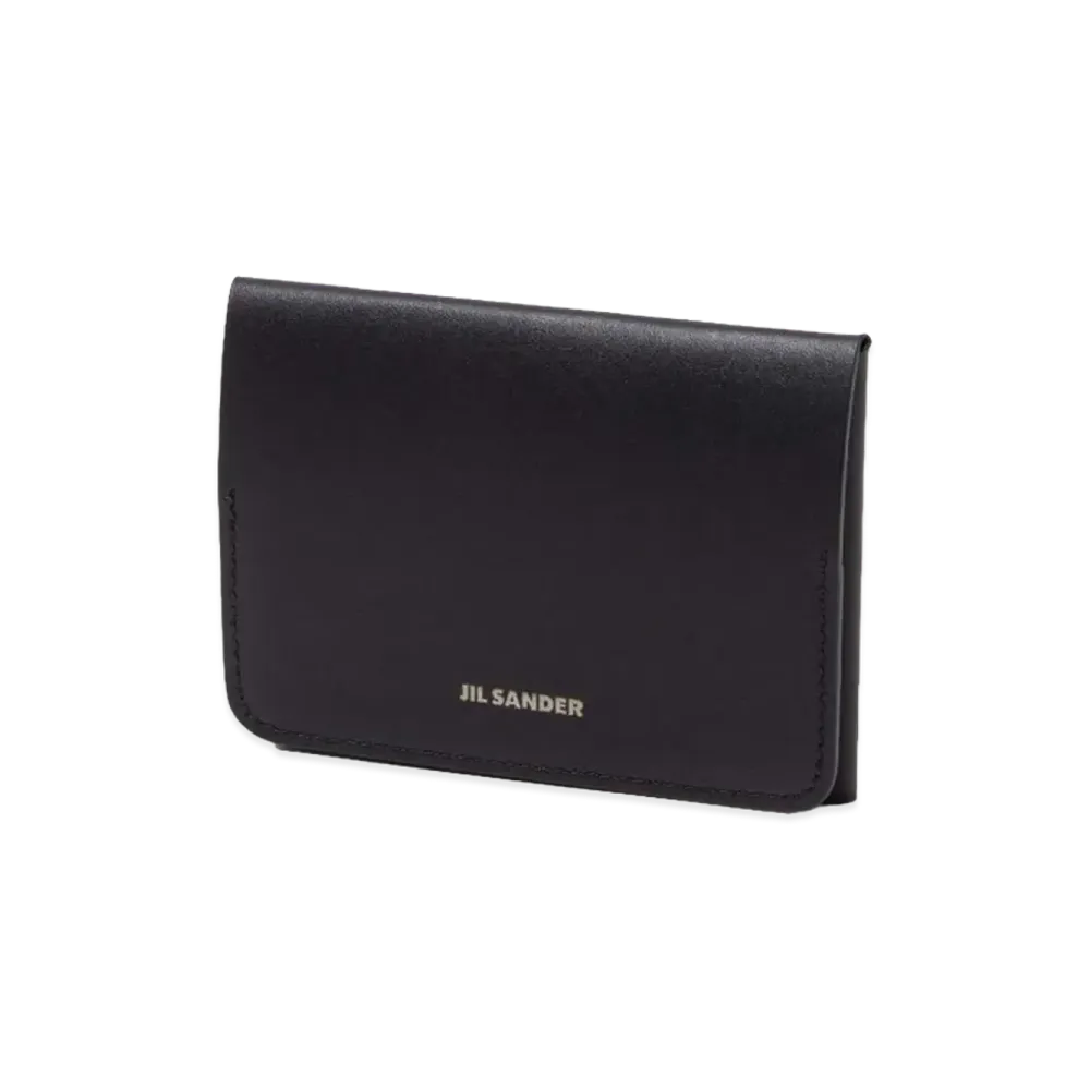 Jil Sander Folded Card Holder "Black"