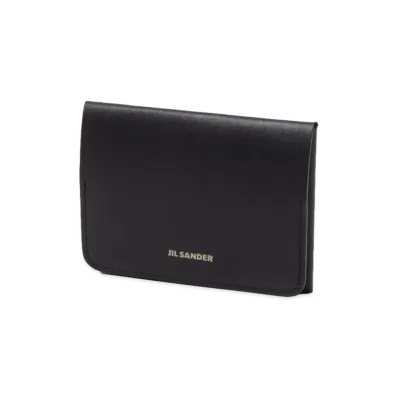 Jil Sander Folded Card Holder "Black"