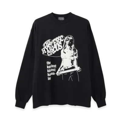 HYSTERIC GLAMOUR Hysteric Circus LS T-Shirt "Black"