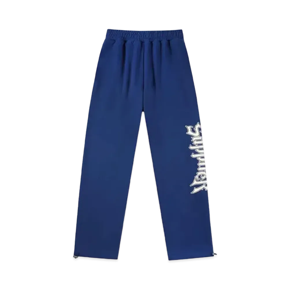 SUPPLIER Iron Logo Sweat Pants "Blue"