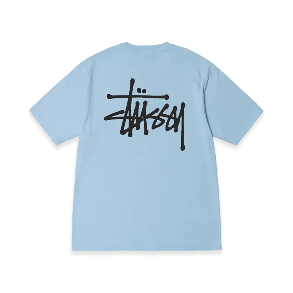 Stussy Basic Stussy Pigment Dyed Tee 2023 "Sky Blue"