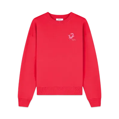 Maison Kitsune Fancy Fox Comfort Sweatshirt "Autumn Red"