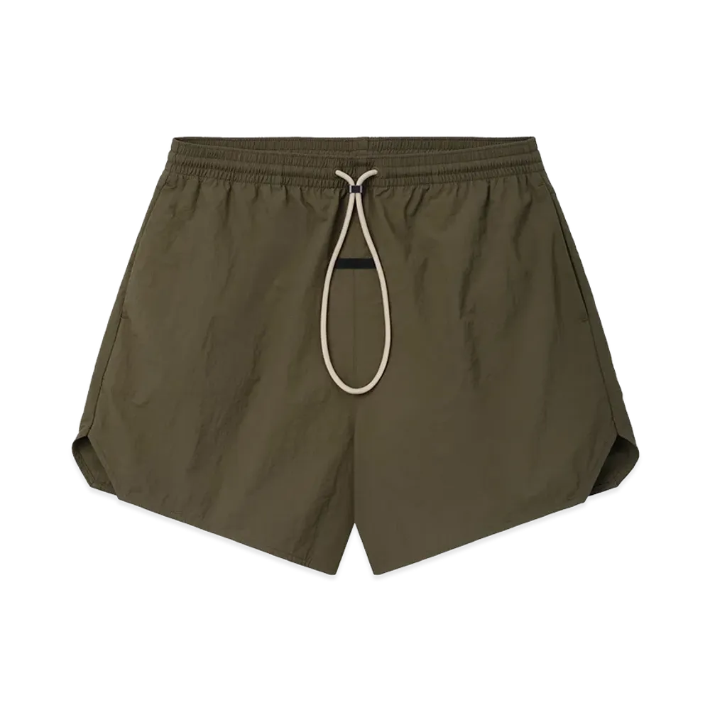 FEAR OF GOD ESSENTIALS Nylon Swim Short "Moss"