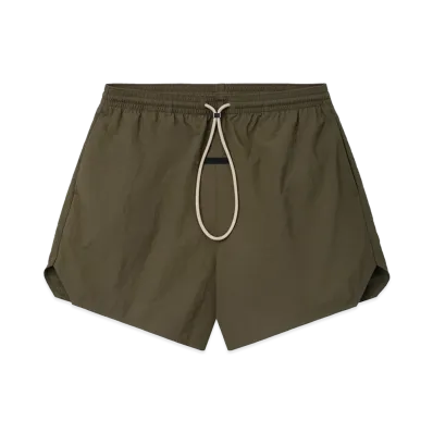 FEAR OF GOD ESSENTIALS Nylon Swim Short "Moss"