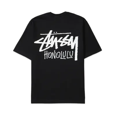 Stussy Stock Honolulu Tee "Black"