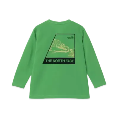 The North Face Kids Toddler Long Sleeve TNF Bug Free Graphic Tee "Pine Green"