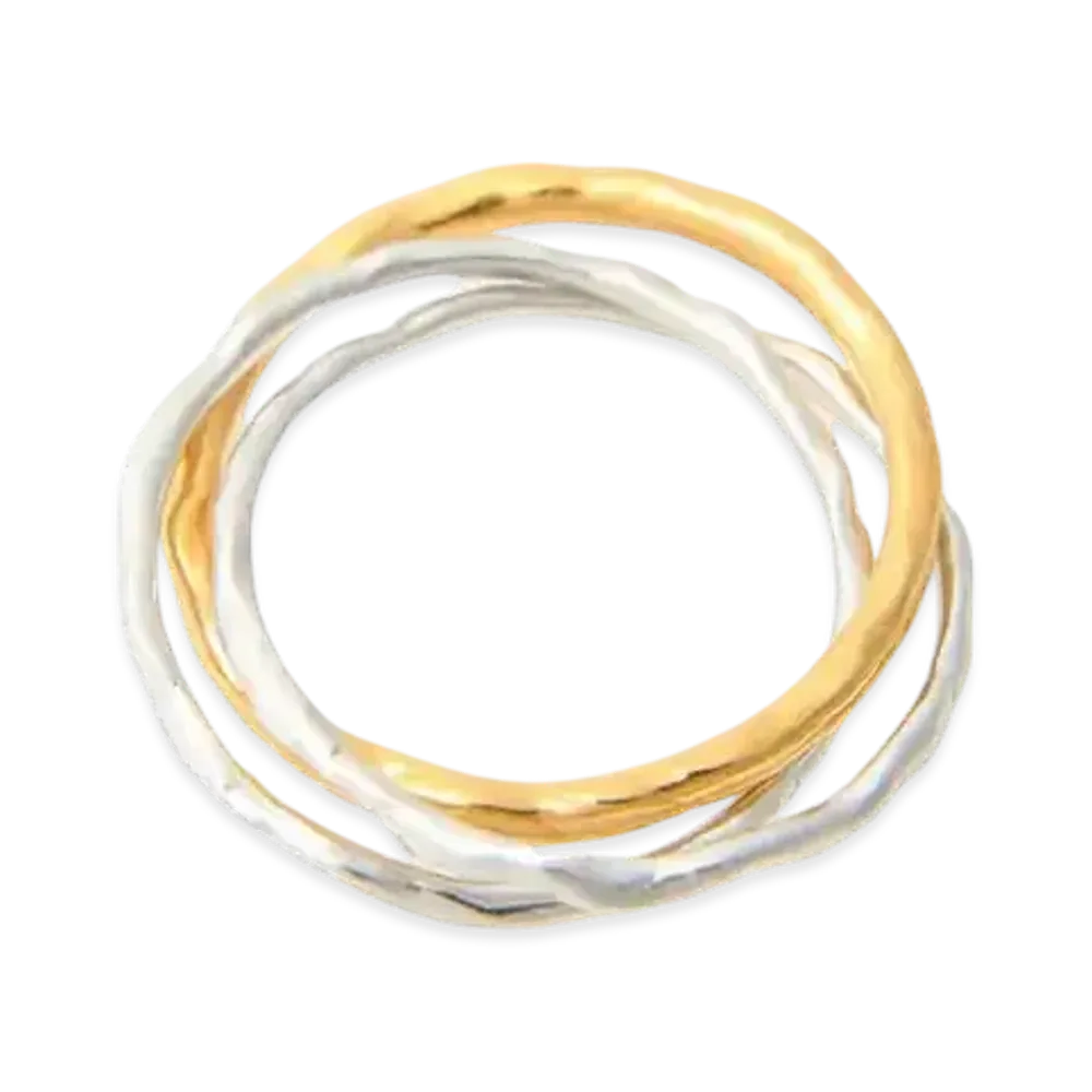 Ground Y x CHAINSAW MAN Collaborate Collection Typhoon Devil Trinity Ring "Silver/Gold"