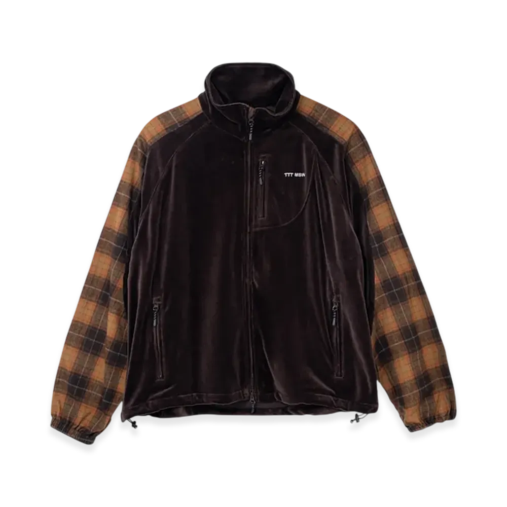 TTTMSW Velours Track Jacket "Brown"