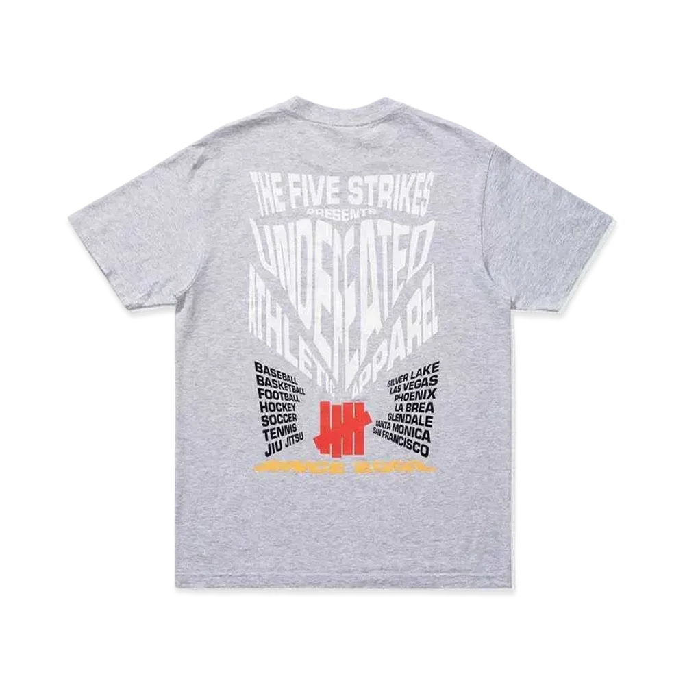 UNDEFEATED RAVER S/S TEE - 80281 "Gray"