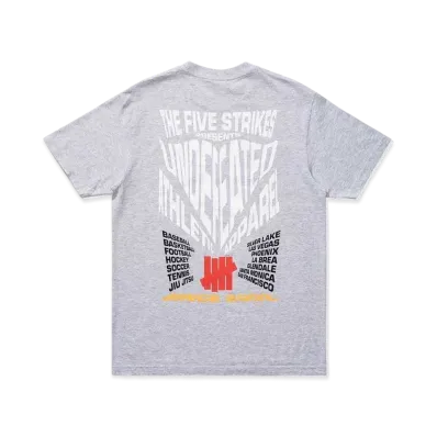 UNDEFEATED RAVER S/S TEE - 80281 "Gray"
