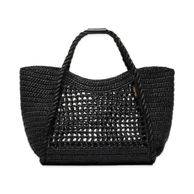 Max Mara Marine Basket Medium Bag "Black"