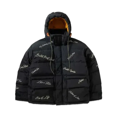 NEXUSVII. SADE DOWN JACKET "BLACK×YELLOW"