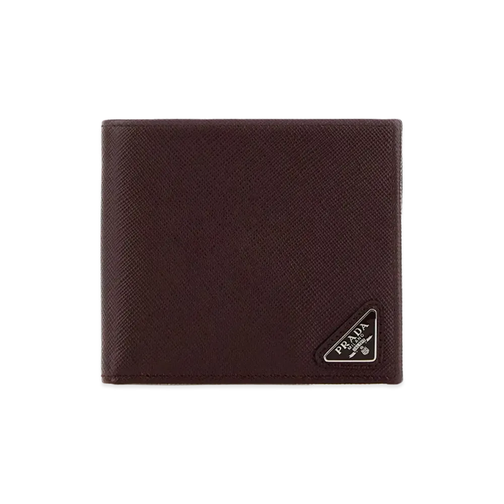 PRADA Leather Wallet "Burgundy"