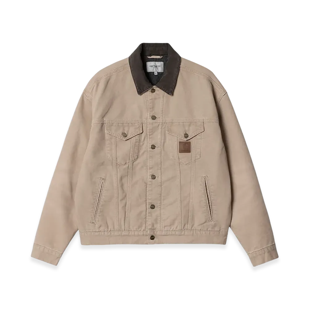 Carhartt WIP Dayton Trucker Jacket "Dusty Hamilton Brown/Tobacco Stone Convas"