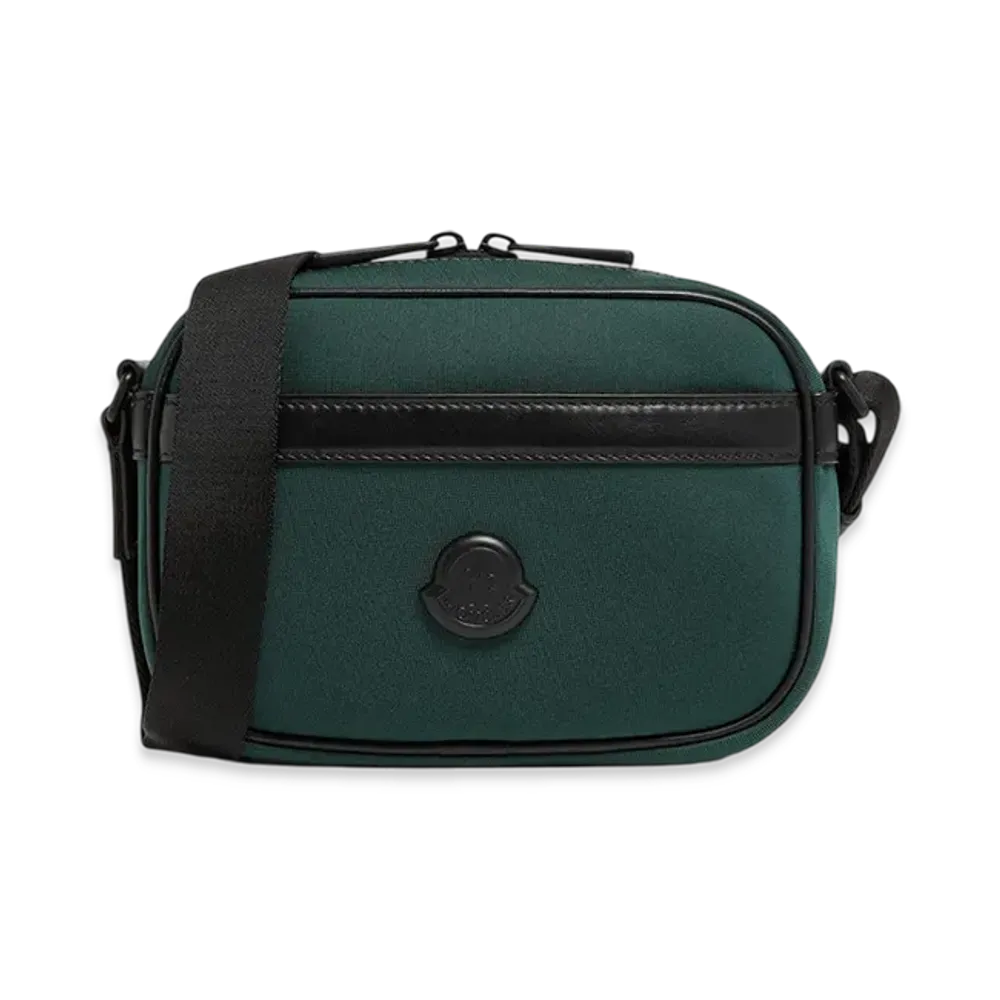 MONCLER Pierrick Water-Repellent Crossbody Bag "Dark Green"