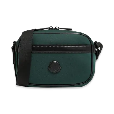 MONCLER Pierrick Water-Repellent Crossbody Bag "Dark Green"