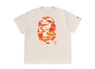 A BATHING APE x EMOTIONALLY UNAVAILABLE Ape Head Tee "Ivory"