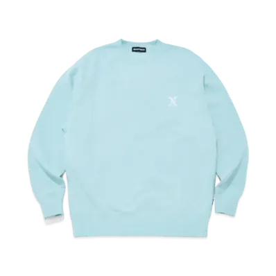 GOD SELECTION XXX Crew Neck Sweat Shirts GX-A24-CN-01 "Saxe Blue"