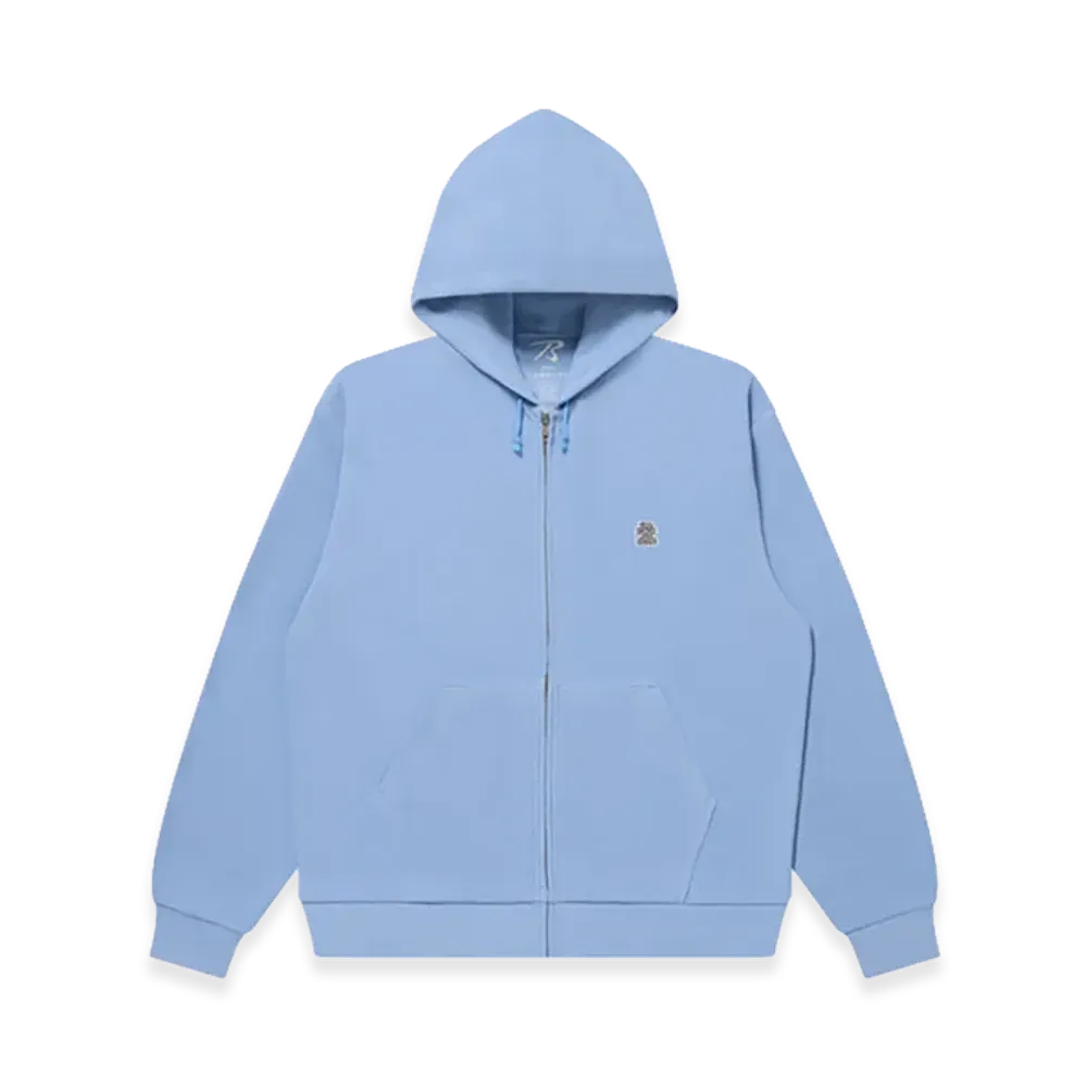 BlackEyePatch Small OG Thermal Zip Hoodie "Blue"