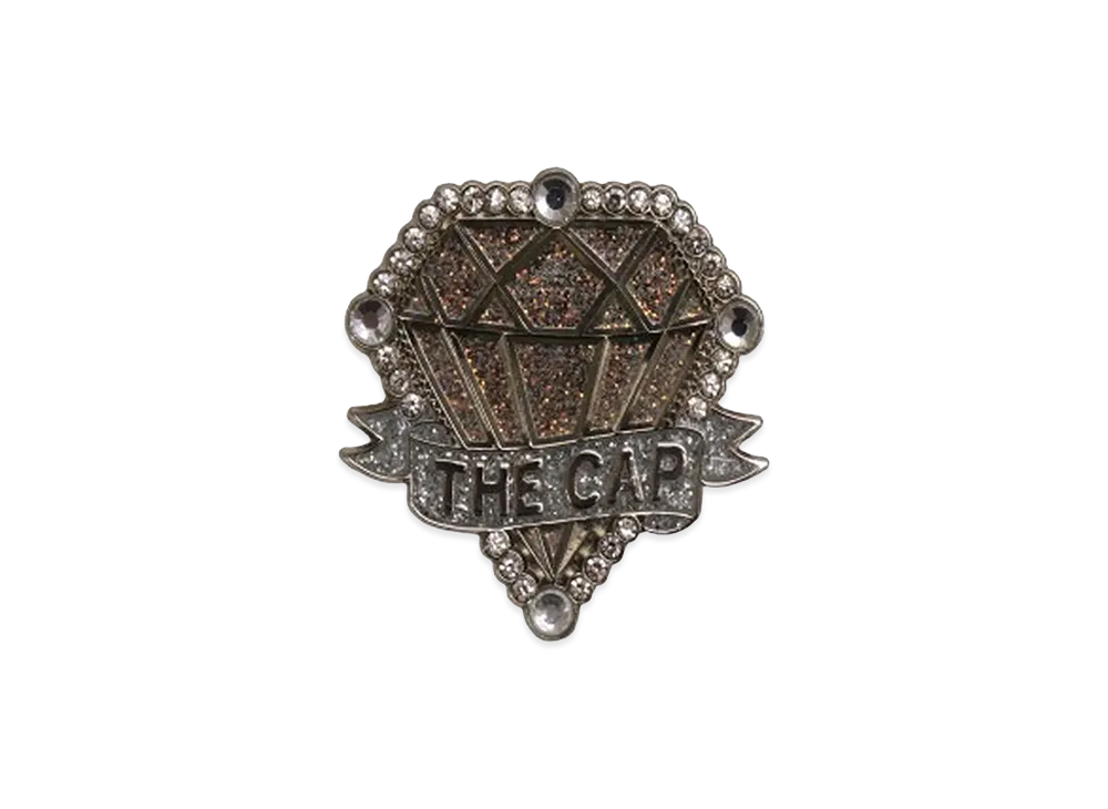 NEW ERA x THE CAP Pins Diamond Crystal "Silver"